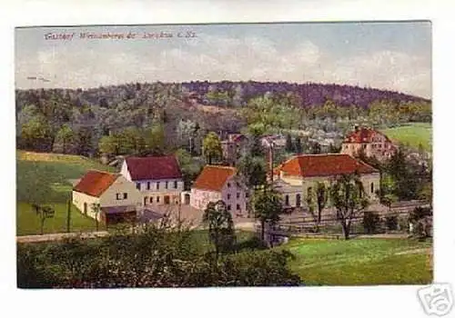 schöne Ak Gasthof Weissenborn bei Zwickau 1921