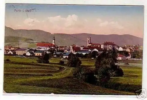 schöne Ak Furthim Wald Gesamtansicht 1913