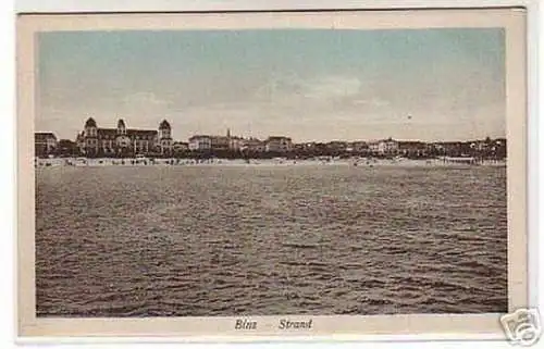 schöne Ak Binz Strand um 1920