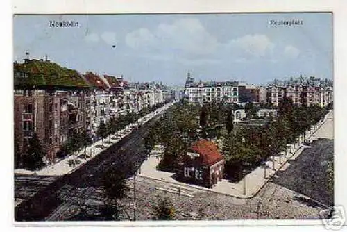 schöne Ak Berlin Neukölln Reuterplatz 1919