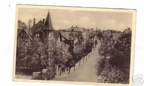 schöne Ak Bad Lausick Badstraße um 1950