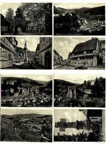 10 schöne AK Stolberg im Harz um 1940