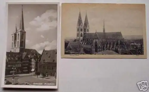 2 schöne Ak Halberstadt Martinikirche usw. um 1940