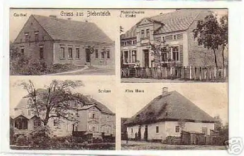 05800 Ak Gruss aus Bieberteich Gasthof usw. 1907