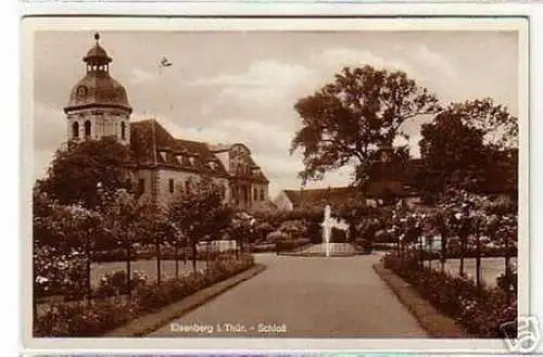 05716 Ak Eisenberg in Thür. Schloss 1934