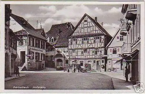 05177 Ak Gernsbach Gasthof zur Traube um 1940