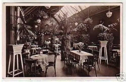 05462 Ak Gasthaus Wintergarten Hainichen in Sa. 1941