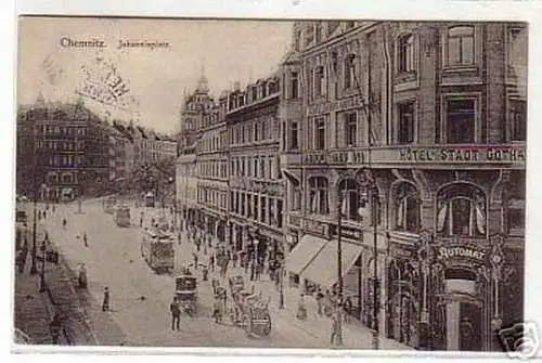 04836 Ak Chemnitz Hotel "Stadt Gotha" 1914