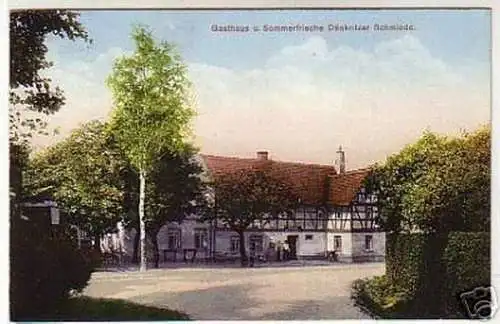 04684 Ak Gasthaus Dänkritzer Schmiede 1929