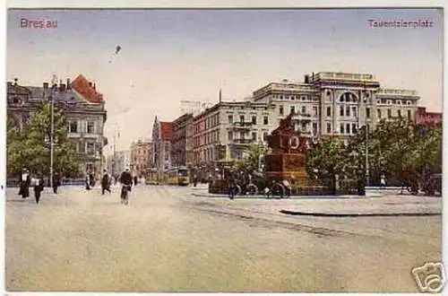 04655 Feldpost Ak Breslau Tauentzienplatz 1915