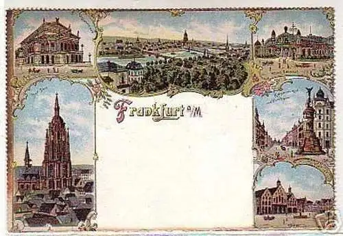 04732 Ak Frankfurt am Main Kaiserstraße um 1910