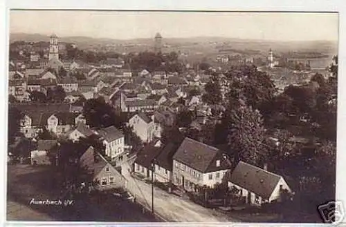 04540 Ak Totalansicht von Auerbach im Vogtl. um 1940