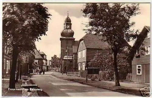 04435 Ak Frauenwald am Rennsteig Straßenmotiv 1967