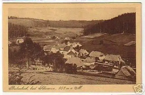 04440 Ak Bubenbach badischer Schwarzwald Totale um 1940