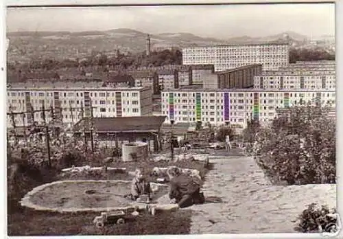 04465 Ak Arnstadt Blick vom Dornheimer Berg 1981