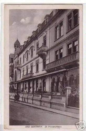 04595 Ak Bad Bertrich bei Coblenz St. Vincenzhaus 1919