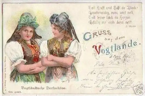 04318 Ak Gruss aus dem Vogtlande 1900