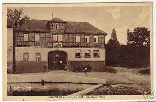 04132 Ak Paska Kreis Ziegenrück Gasthaus Funk 1941