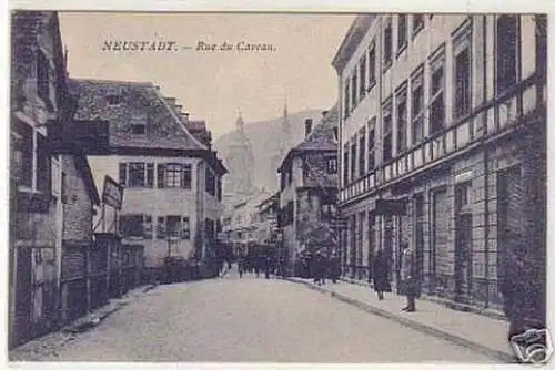 04144 Ak Neustadt Rue du Caveau um 1925