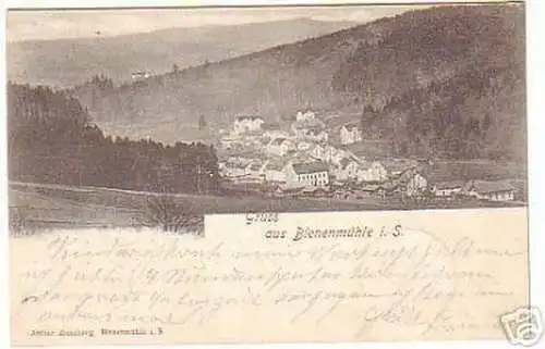 04265 Ak Gruss aus Bienenmühle in Sachsen 1901