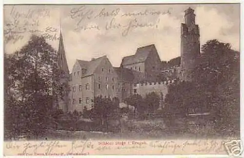 04219 Ak Schloss Stein im Erzgebirge 1909