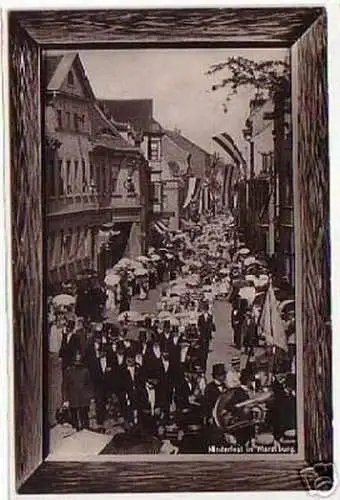 04025 Ak Kinderfest in Merseburg Strassenumzug 1912