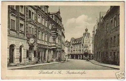 03783 Ak Limbach in Sa. Gartenstrasse um 1920