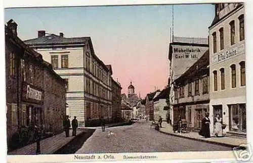 03939 Ak Neustadt a. Orla Bismarckstrasse 1912