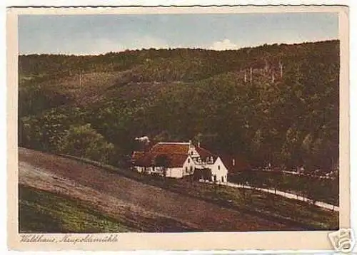 03447 Ak Waldhaus Naupoldsmühle bei Eisenberg in Thür.