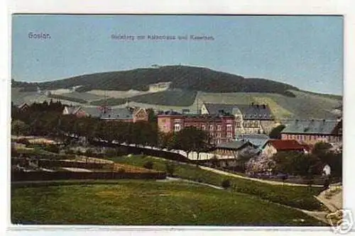 03241 Ak Goslar Steinberg mit Kaiserhaus und Kasernen