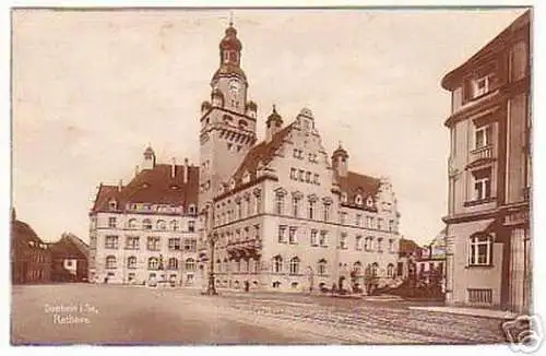 03238 Ak Döbeln in Sachsen Rathaus um 1930