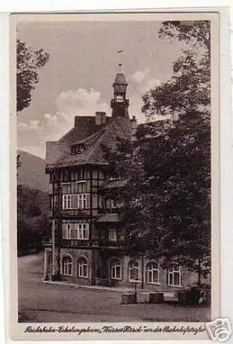 03173 Ak Schwarzburg Erholungsheim Bahnhofstrasse 1953