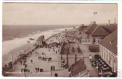 03093 Ak Weltseebad Westerland Sylt um 1930