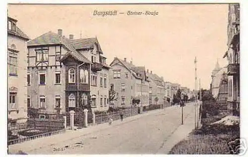 03051 Ak Burgstädt Gärtner Strasse um 1910