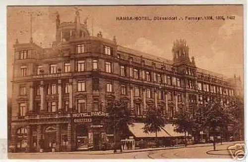 02556 Ak Hansa Hotel Düsseldorf um 1930