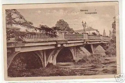 02529 Ak Hanau Kinzigbrücke 1930