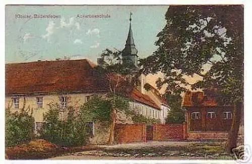 02407 Ak Kloster Badersleben Ackerbauschule 1909