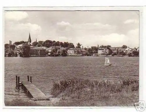 02443 Ak Malchow Kreis Waren Blick übern See 1983