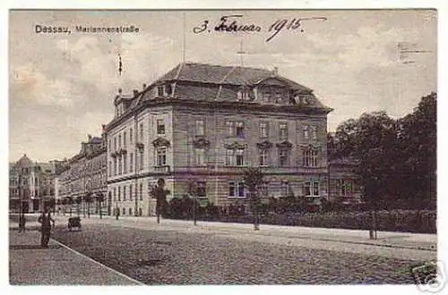 02265 Ak Dessau Mariannenstrasse 1915