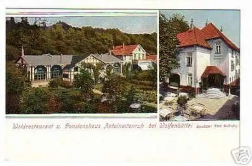 02097 Ak Waldrestaurant bei Wolfenbüttel um 1910