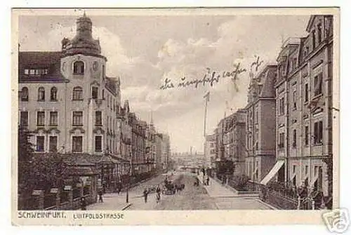 02132 Ak Schweinfurt Luitpoldstrasse 1931