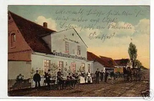 00994 Ak Gasthaus Groß Braschwitz Inh. Karl Buhl 1912