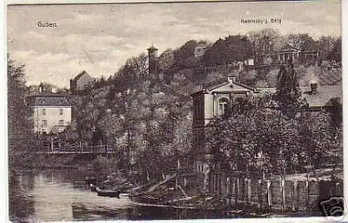 01045 Ak Guben Kaminsky`s Berg 1909