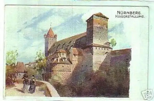 01114 Ak Nürnberg Kaiserstallung um 1910