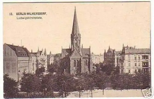 00922 Ak Berlin Wilmersdorf Ludwigskirchplatz um 1910