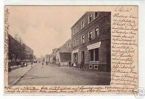 00916 Ak Gröba Kirchstrasse Consum Verein Riesa 1912