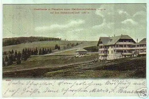 00937 Ak Gasthaus zum Haldenwirtshaus Schwarzwald 1906