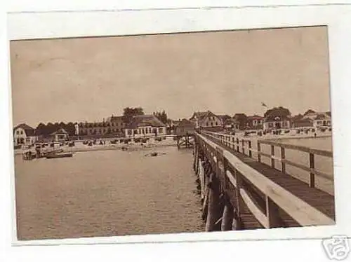 00520 Ak Ostseebad Dahme Blick a.d. Strand 1925