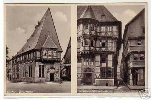 00346 Ak Goslar Brusttuch und Münzstrasse 1941