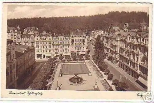 00264 Ak Marienbad Schillerplatz 1942